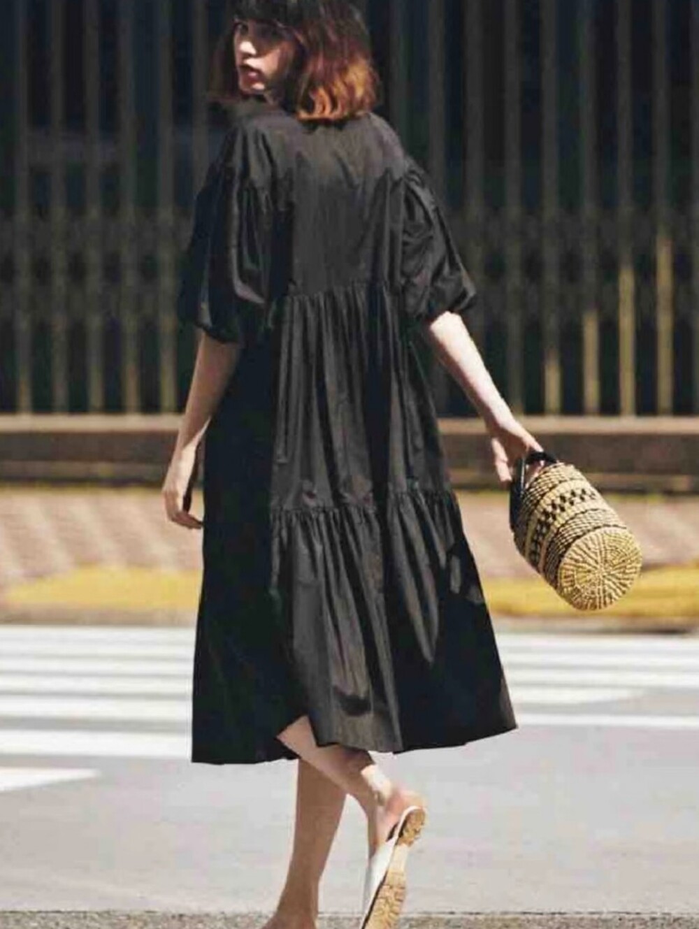 Park & Fifth 100% Cotton Black Oversize Loose Fit Casual Dress Size Medium